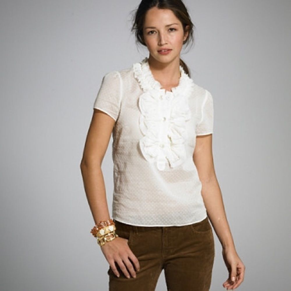 JCREW Teagan Top in NAVY